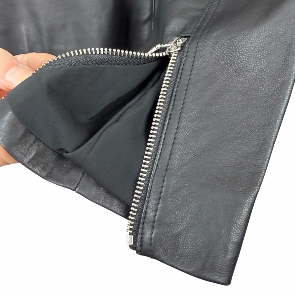 RARE Rebecca Minkoff Wes Love‎ Doves Moto 100% Lambskin Leather Jacket - Picture 6 of 9